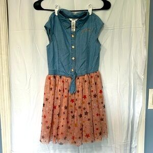 Guess denim top and star bottom dress size M
